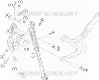 SIDE / MAIN STAND for KTM DUKE 2019