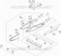 SWINGARM for KTM DUKE 2019