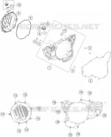 CLUTCH COVER for KTM EXC 2019