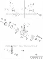 CRANKSHAFT / PISTON for KTM EXC 2019