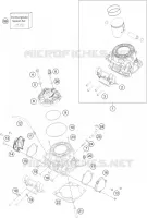 CYLINDER / HEAD for KTM EXC 2019