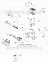 FRONT BRAKE MASTER CYLINDER for KTM EXC 2019