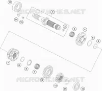GEARBOX MAIN SHAFT for KTM EXC 2019