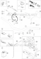 HANDLEBAR / CONTROLS for KTM EXC 2019
