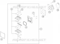 REED VALVE CASE for KTM EXC 2019