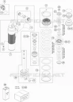 SHOCK ABSORBER (PARTS) for KTM EXC 2019