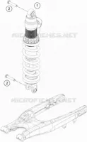 SHOCK ABSORBER for KTM EXC 2019