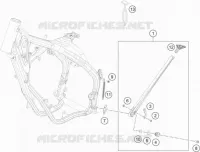 SIDE / MAIN STAND for KTM EXC 2019
