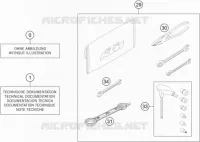 TOOL KIT / MANUALS / OPTIONS for KTM EXC 2019