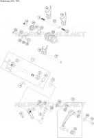 GEAR SHIFTING MECHANISM for KTM ADVENTURE 2021