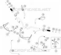 HANDLEBAR / CONTROLS for KTM ADVENTURE 2021