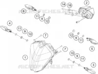 HEADLIGHT / TAIL LIGHT for KTM ADVENTURE 2021
