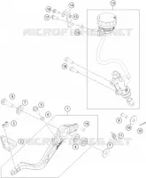 REAR BRAKE MASTER CYLINDER for KTM ADVENTURE 2021