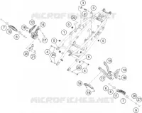 REAR SUB FRAME for KTM ADVENTURE 2021