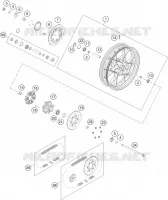 REAR WHEEL for KTM ADVENTURE 2021