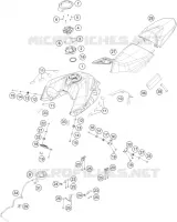 TANK / SEAT for KTM ADVENTURE 2021