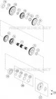 GEARBOX COUNTERSHAFT for KTM ADVENTURE 2020