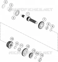 GEARBOX MAIN SHAFT for KTM ADVENTURE 2020