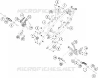 REAR SUB FRAME for KTM ADVENTURE 2020