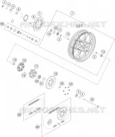 REAR WHEEL for KTM ADVENTURE 2020