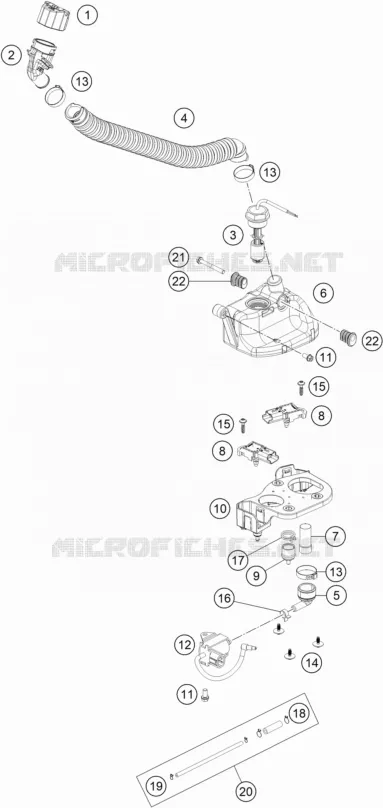 OIL PUMP KTM MOTO 250 2021 XC  250 XC-W TPI