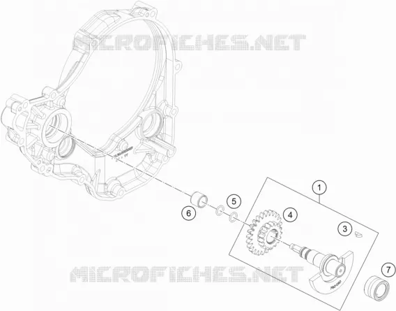 BALANCER SHAFT KTM MOTO 250 2021 SX-F  250 SX-F