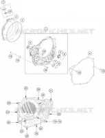 CLUTCH COVER for KTM EXC-F 2023