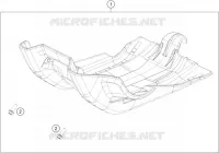ENGINE GUARD for KTM EXC-F 2023