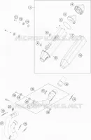 EXHAUST for KTM EXC-F 2023