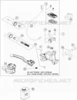 FRONT BRAKE MASTER CYLINDER for KTM EXC-F 2023