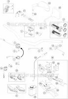 HANDLEBAR / CONTROLS for KTM EXC-F 2023