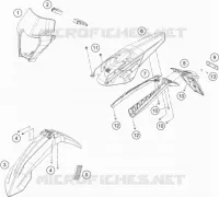 PLASTICS for KTM EXC-F 2023