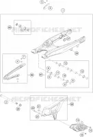 SWINGARM for KTM EXC-F 2023
