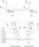 VALVES for KTM EXC-F 2023