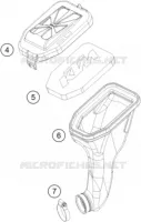 AIR FILTER for KTM SX 2023