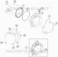 CLUTCH COVER for KTM SX 2023