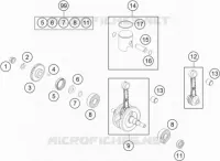CRANKSHAFT / PISTON for KTM SX 2023