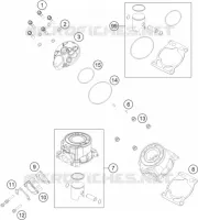 CYLINDER / HEAD for KTM SX 2023