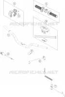 HANDLEBAR / CONTROLS for KTM SX 2023