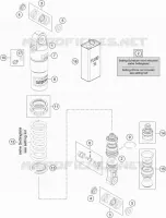 SHOCK ABSORBER (PARTS) for KTM SX 2023