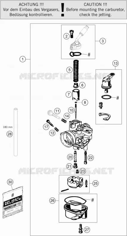 CARBURETOR KTM Moto 50 2023 SX  50 SX MINI