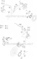 BRAKE ANTIBLOCK SYSTEM ABS for KTM DUKE 2015
