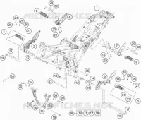 FRAME for KTM DUKE 2015