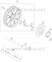 FRONT WHEEL for KTM DUKE 2015