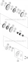 GEARBOX COUNTERSHAFT for KTM DUKE 2015