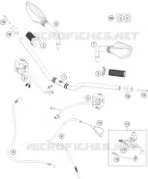 HANDLEBAR / CONTROLS for KTM DUKE 2015