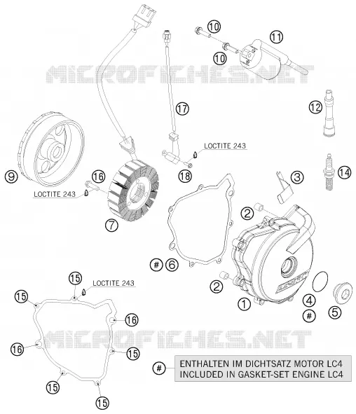IGNITION SYSTEM KTM MOTO 690 2009 ENDURO  690 ENDURO