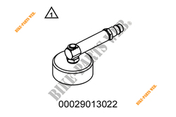 Adapter for foot brake cylinder