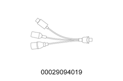 DIAGNOSTIC CABLE HUSQVARNA RED