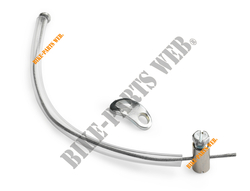 Rear brake pedal safety wire